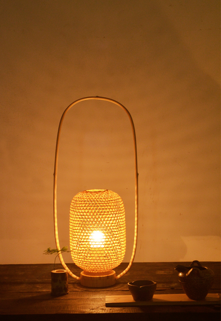 Bamboo lamp，Bamboo design，Traditional craft，Bamboo weaving technology，