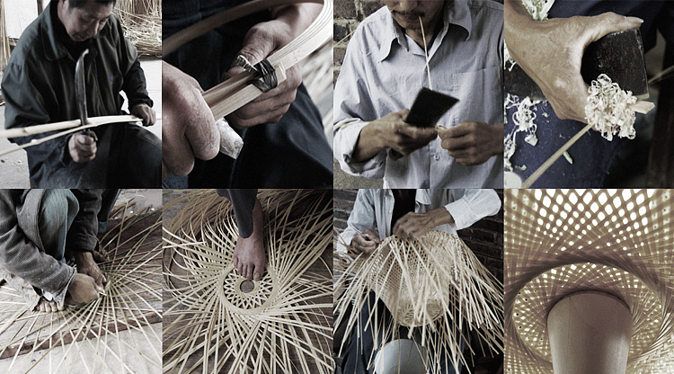 竹灯，竹设计，传统工艺，竹编工艺，