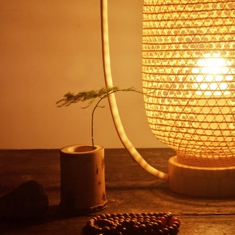 Bamboo lamp，Bamboo design，Traditional craft，Bamboo weaving technology，