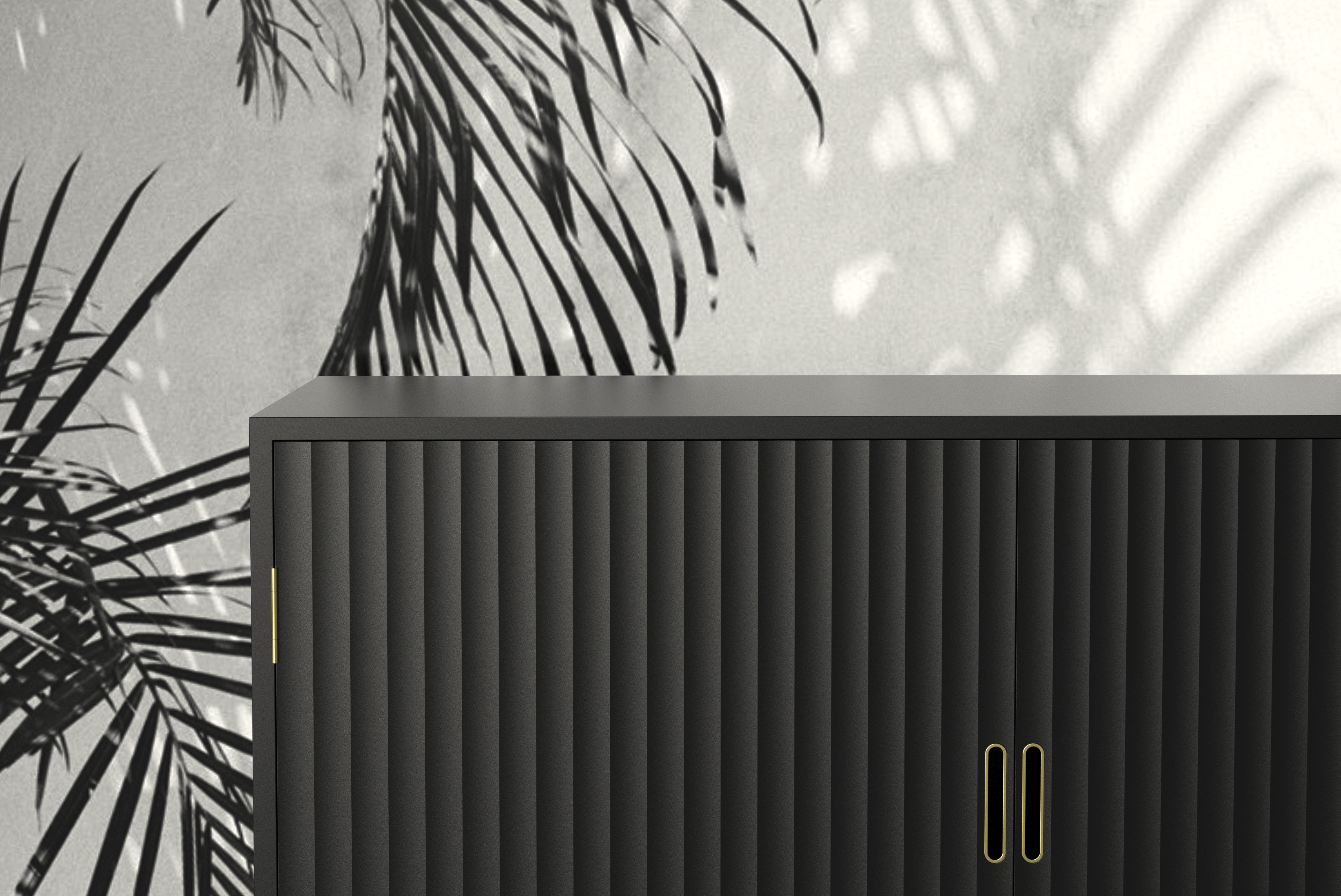 cabinet，black and white，natural，texture，