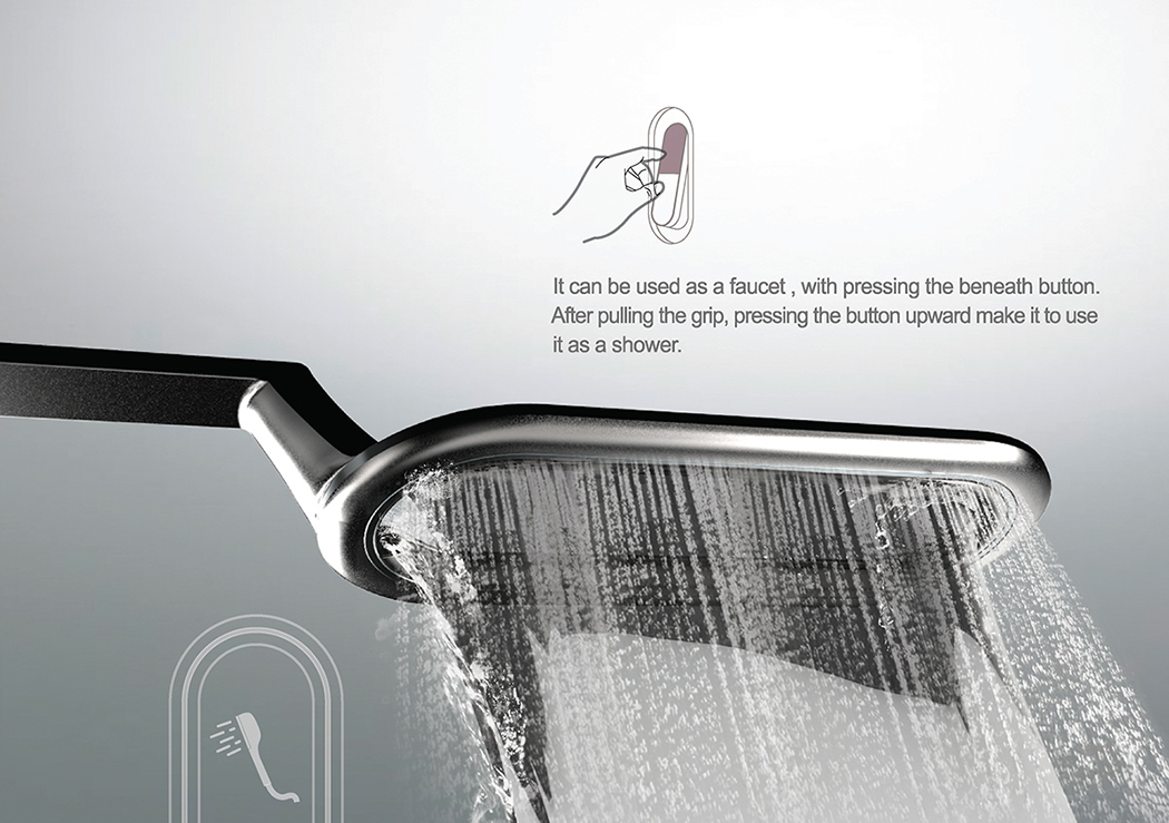 Shower，water tap，simple，modern，fashion，