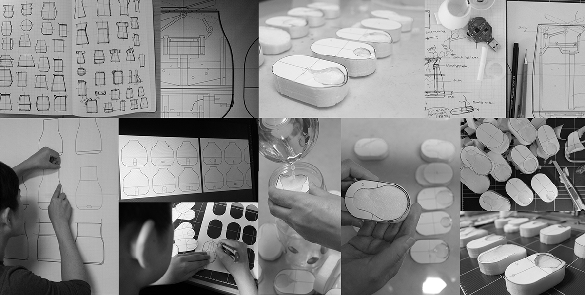 lithe，Small，product design，Switch button，