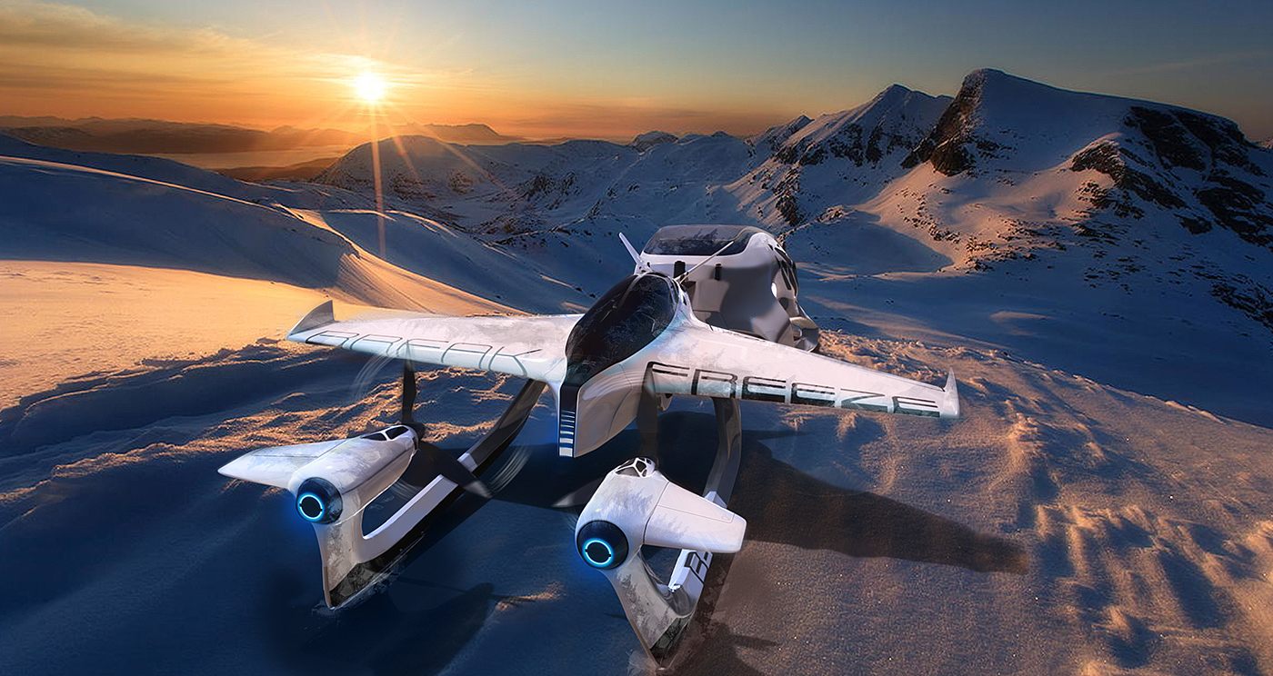 outdoors，aircraft，automobile，Antarctic scientific research，Extreme environment，