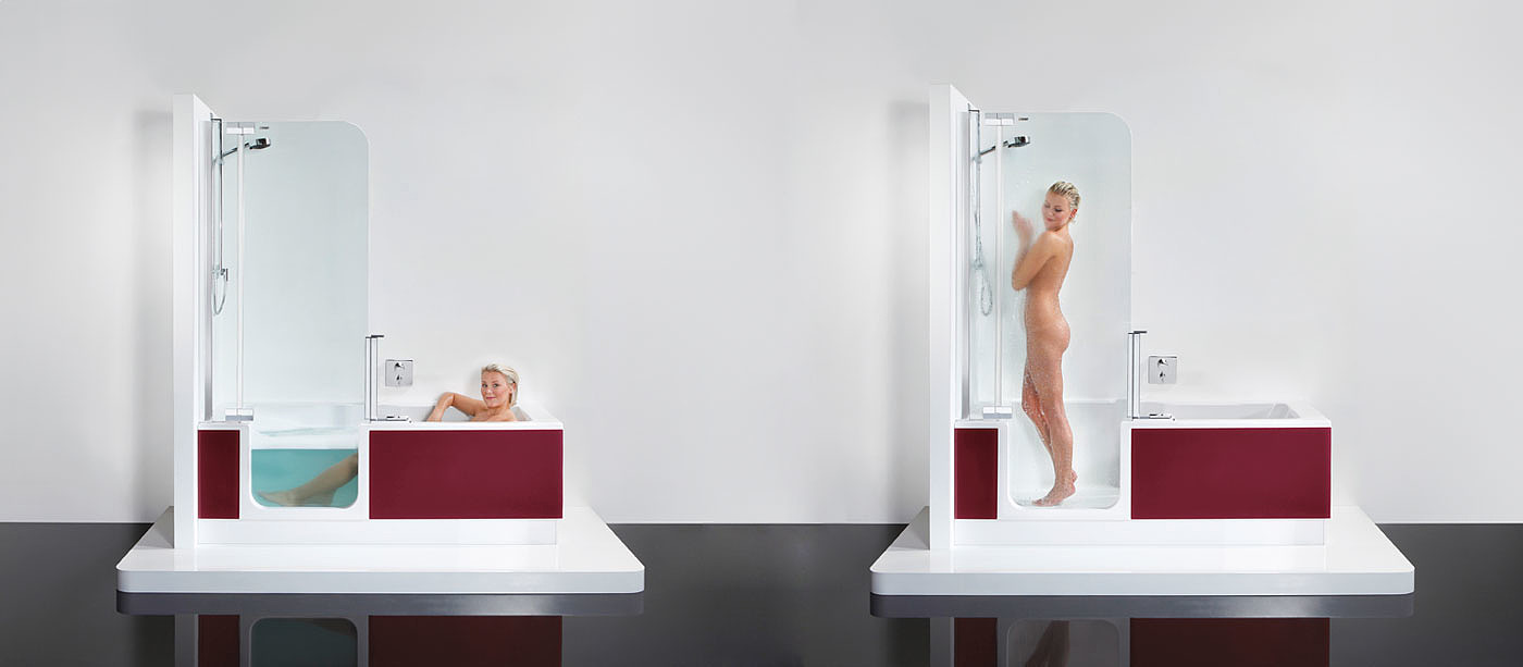 Twin line，shower，bathtub，