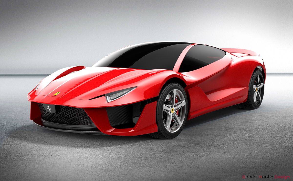 法拉利的阿隆索加布里埃尔概念车