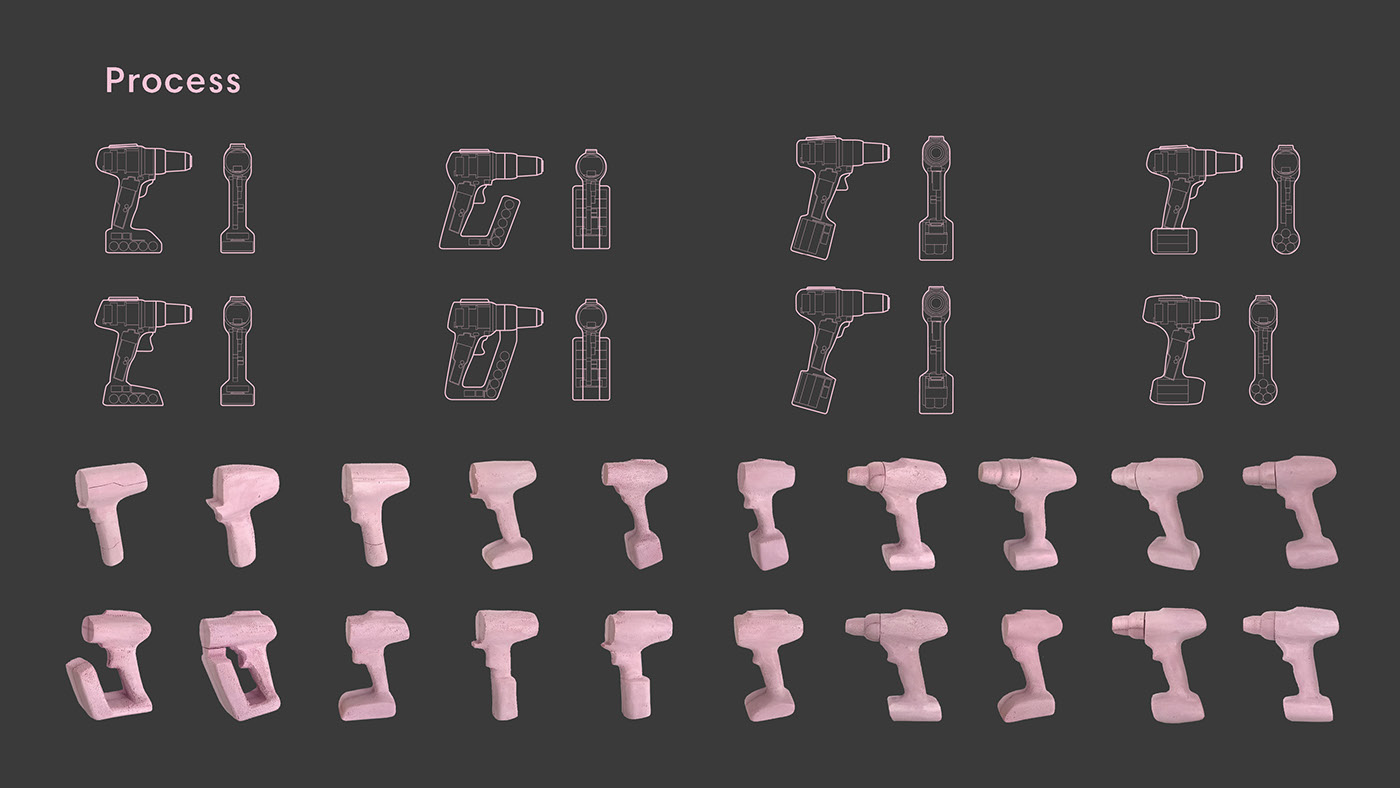 Turn around，solidworks，industrial design，product design，Electric drill，