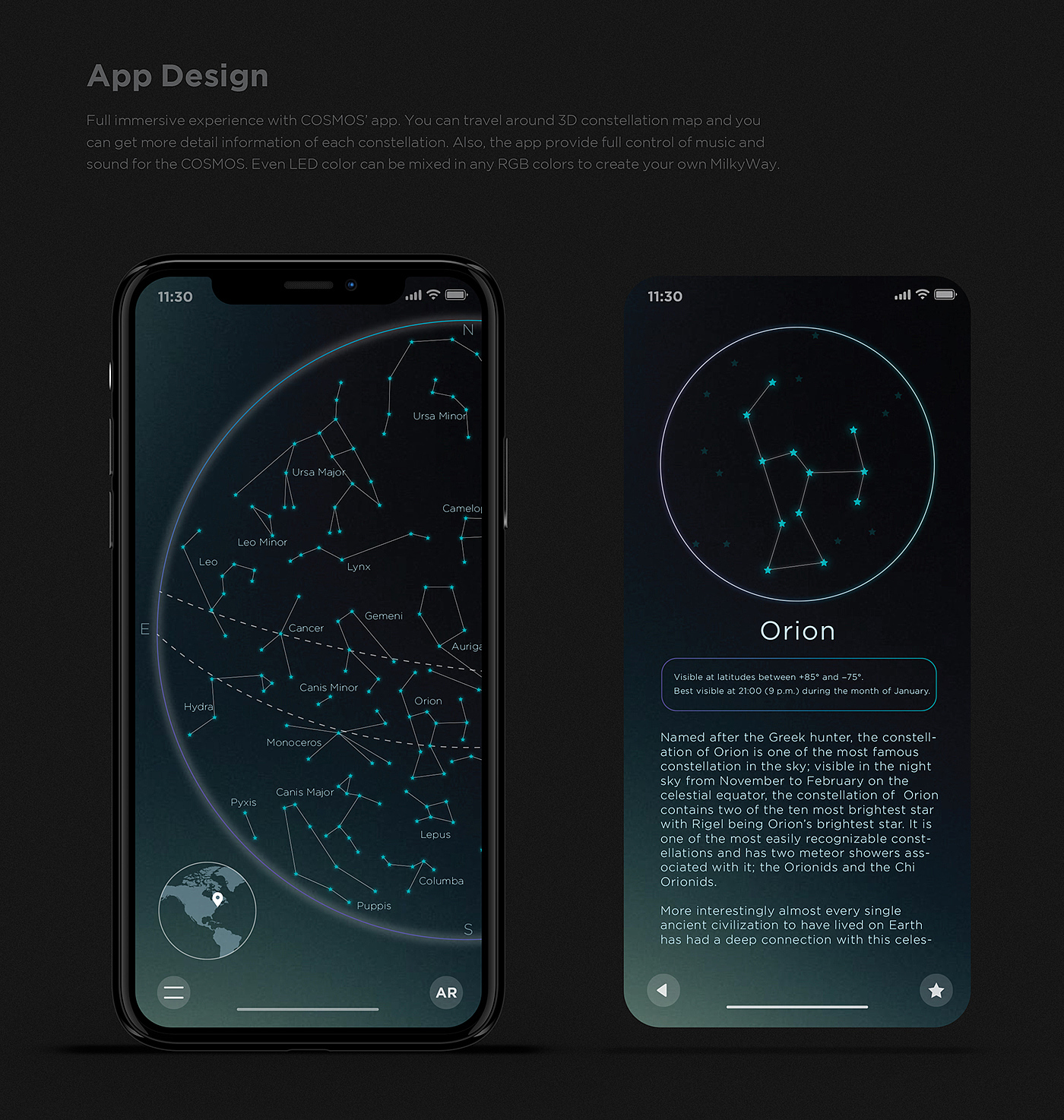 user interface，product design，industrial design，starry sky，sound，