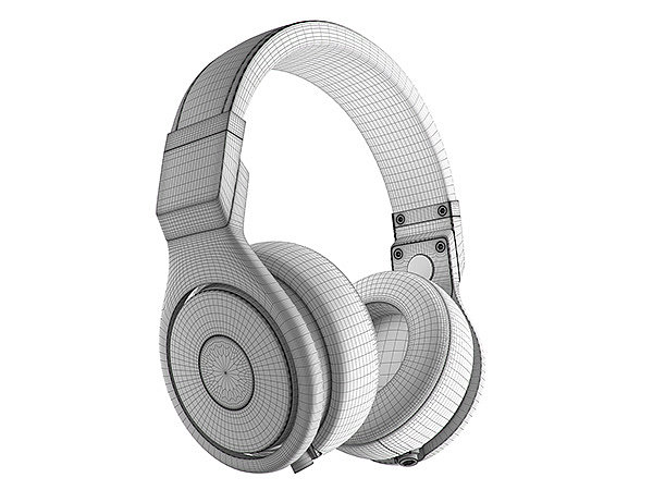 3D modeling，headset，Beats By Dr.Dre，American vocal music equipment brand，pro，