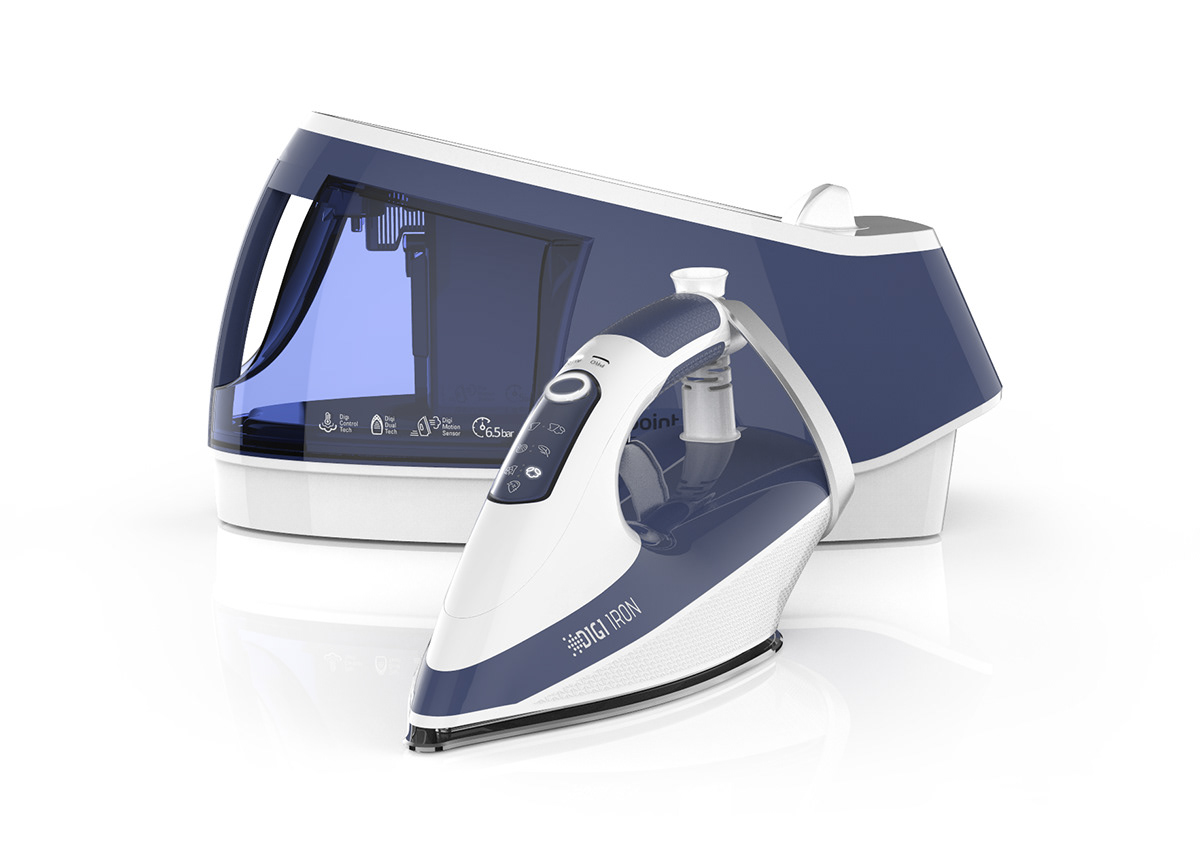 Electric iron，Digital electric iron，industrial design，product design，