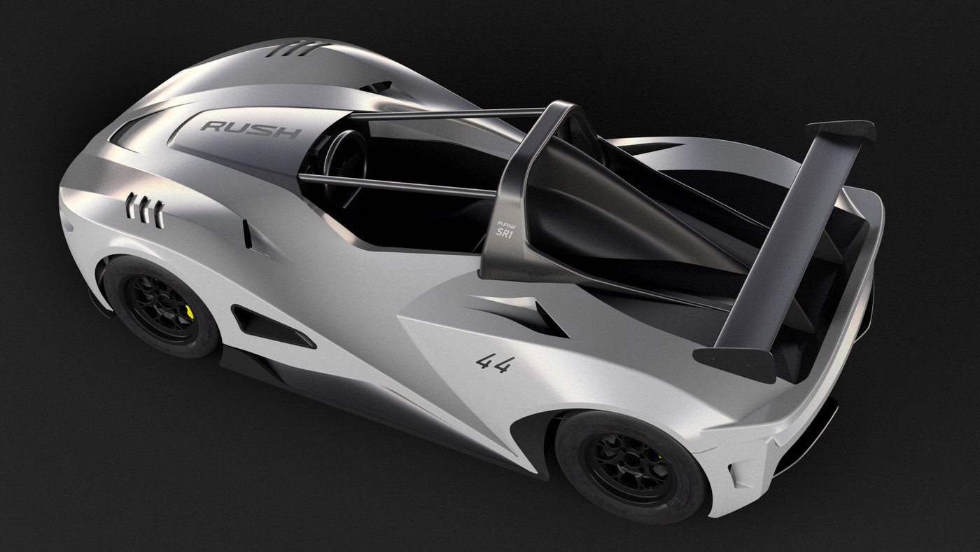RAW SR1，customized，Simulation diagram，Automobile design，