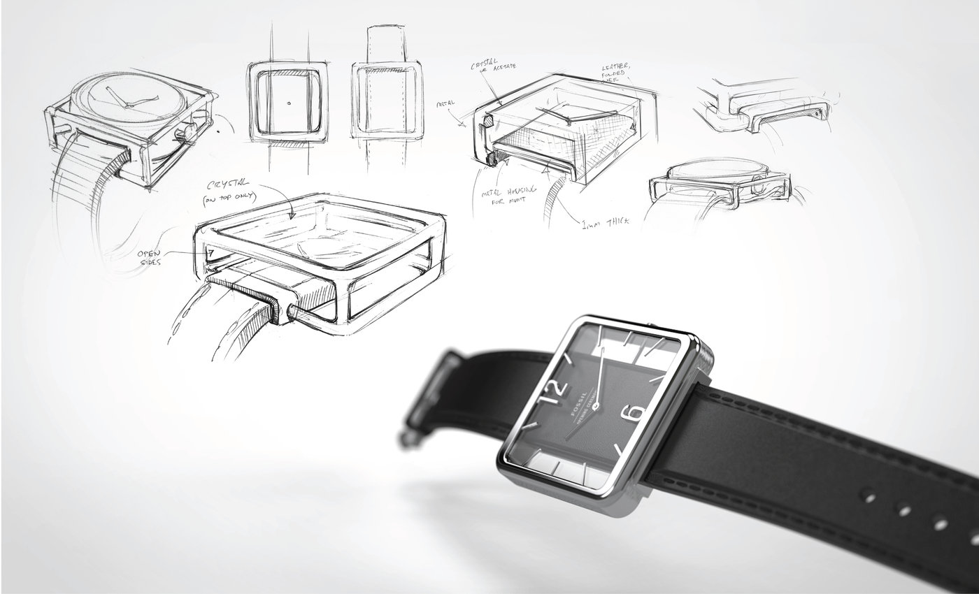 sketch，Wrist watch，fossil，OpeningCeremony，Wristwatch，