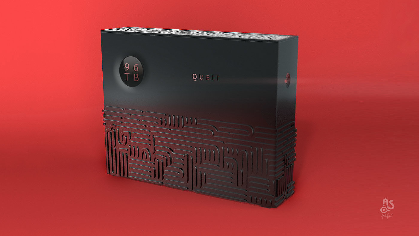 QUBIT，Chassis，computer，Digital，