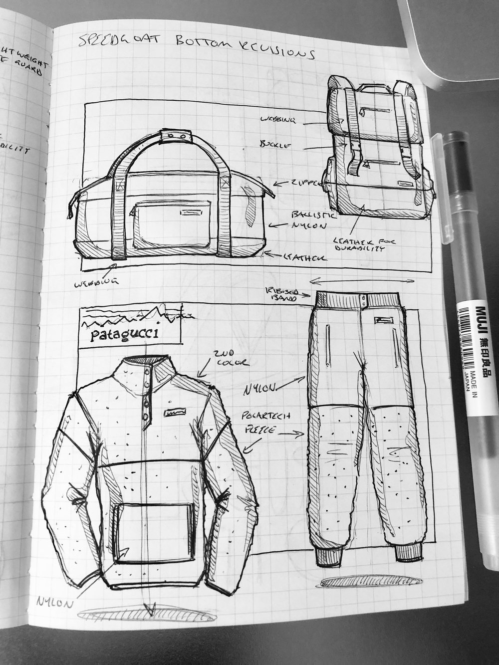 sketchbook，two thousand and eighteen，Sketch，atlas，sneakers，Hand drawn，draft，