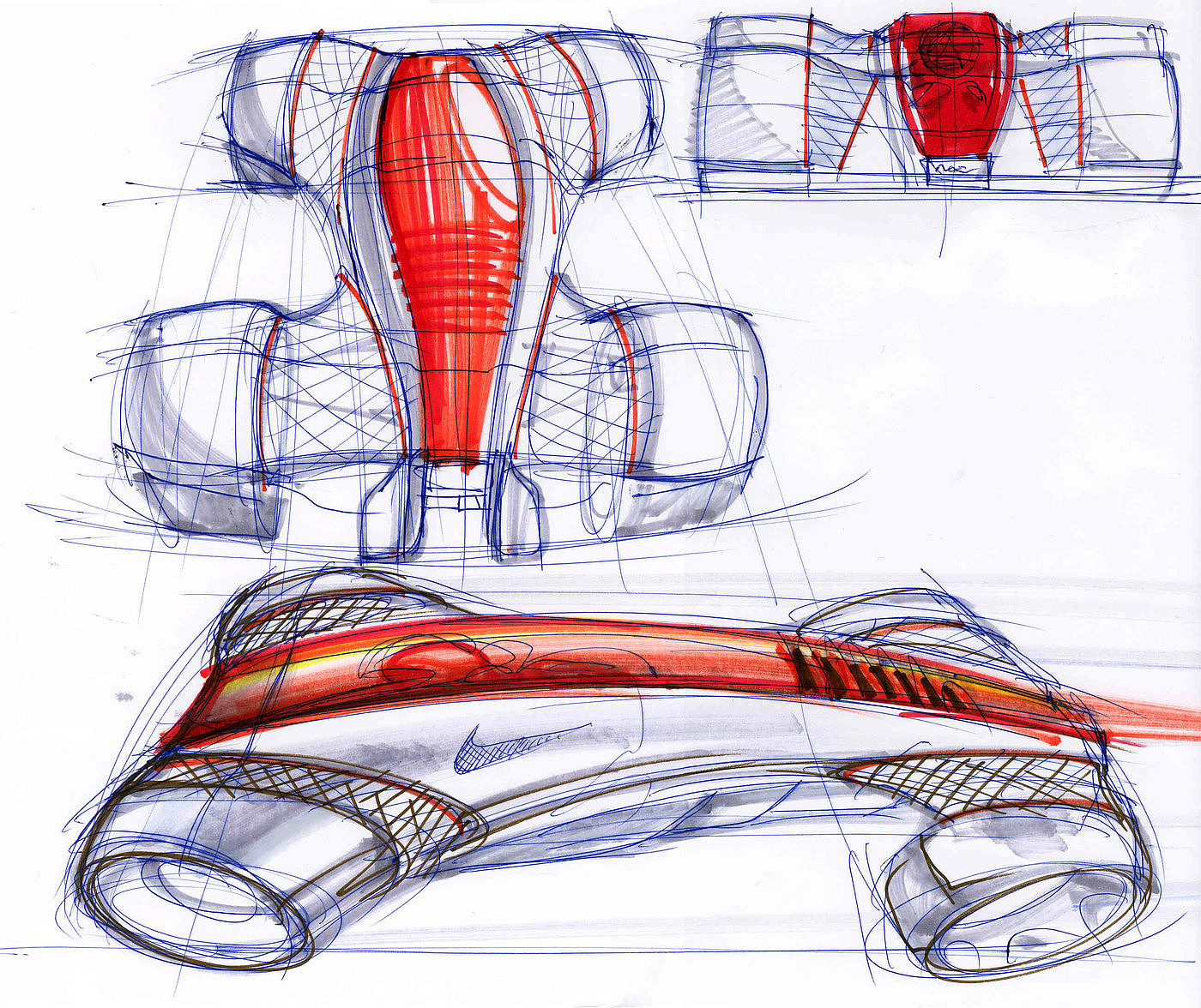 3D CAD，sketch，Nike One 2022，Phil Frank，