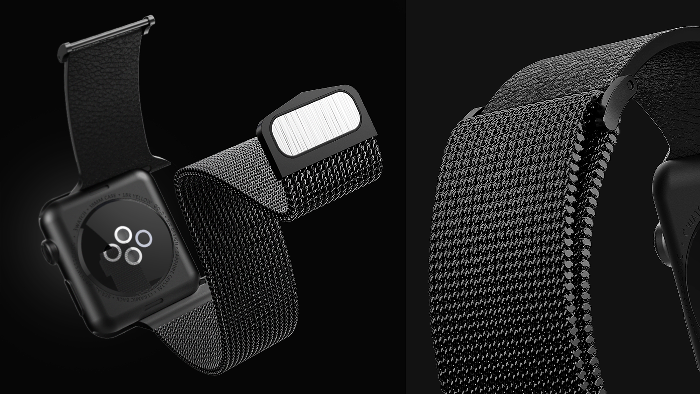 parts，Apple watch，Mesh Band，Metal，Leatherwear，