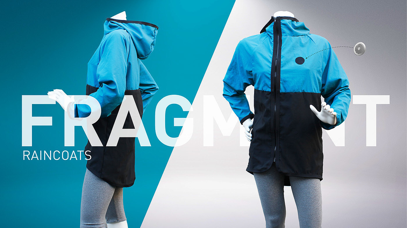 outdoors，clothes，Raincoat，pizex，motion，