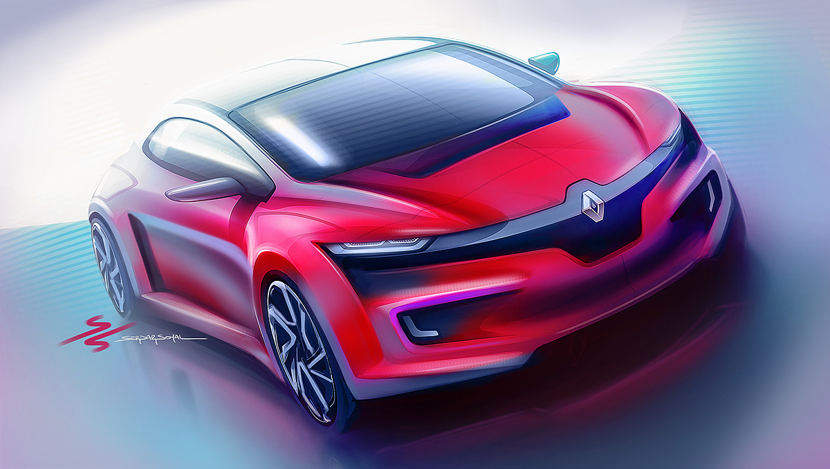 Automatic design，Beautiful and cool，Visual design，Fashion trend，Traffic design，