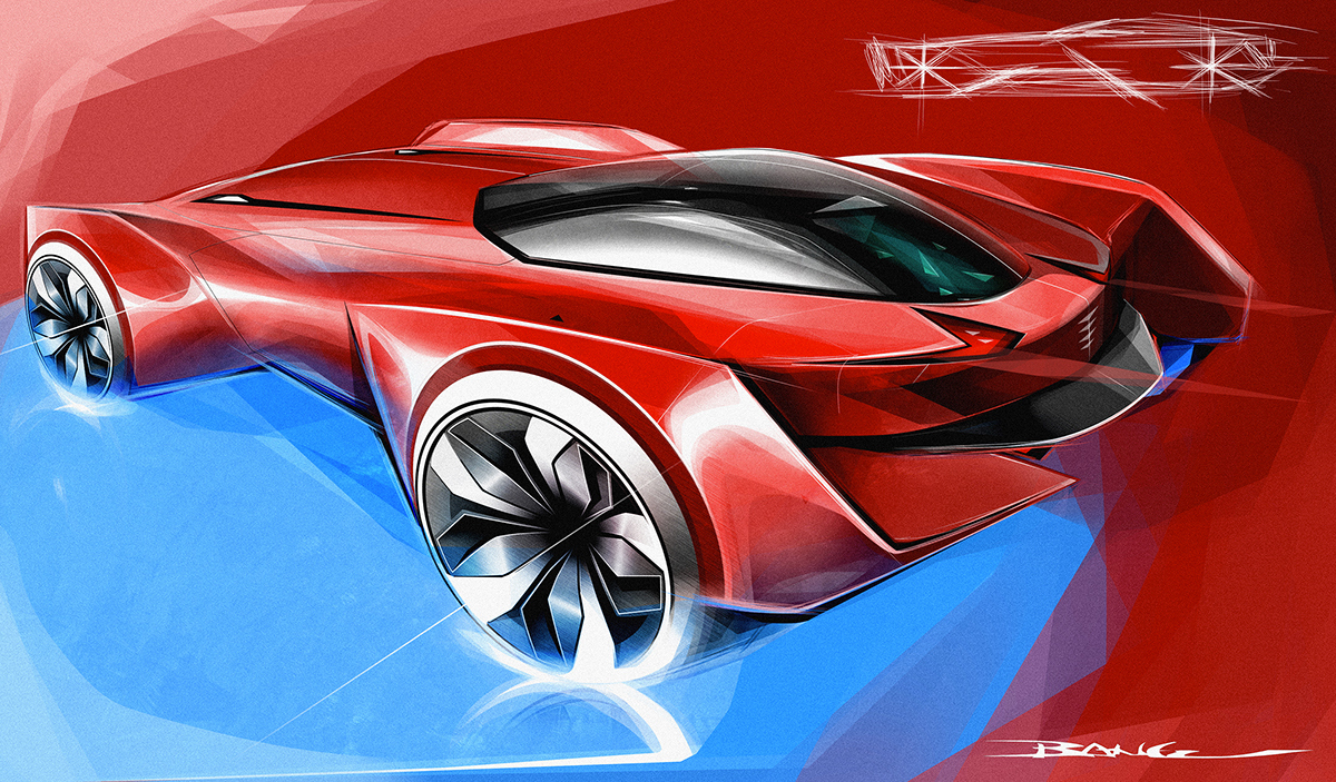 Automatic design，Beautiful and cool，Visual design，Fashion trend，Traffic design，