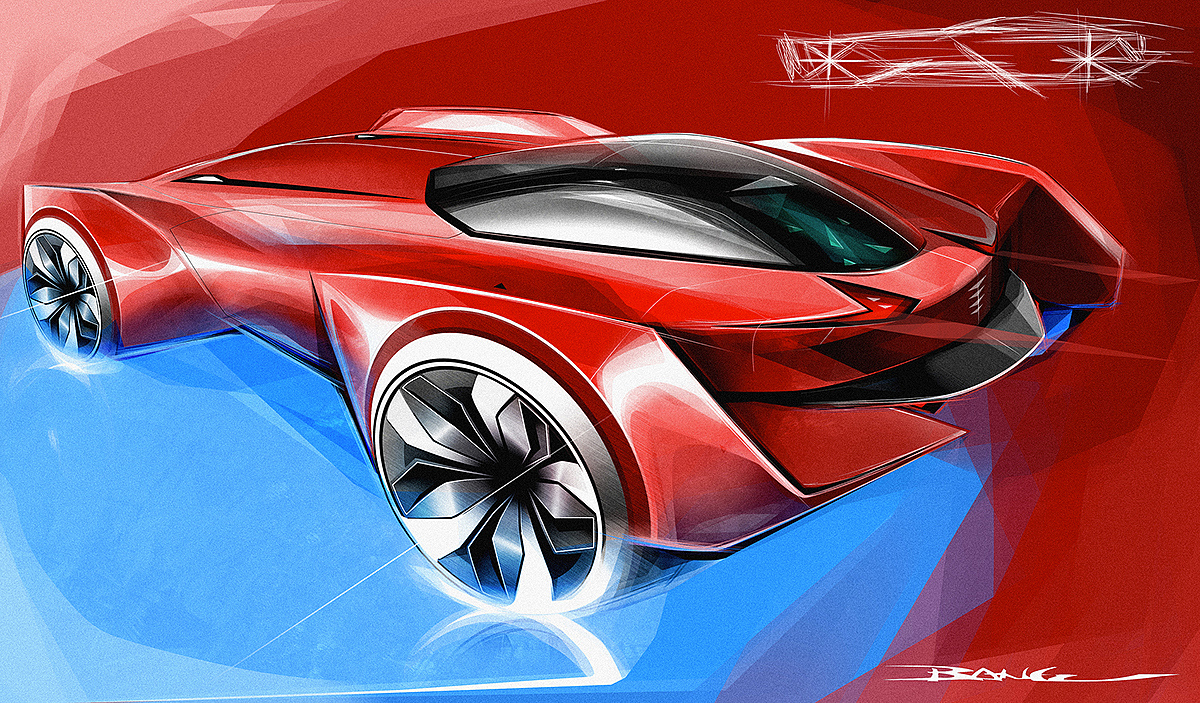 Automatic design，Beautiful and cool，Visual design，Fashion trend，Traffic design，