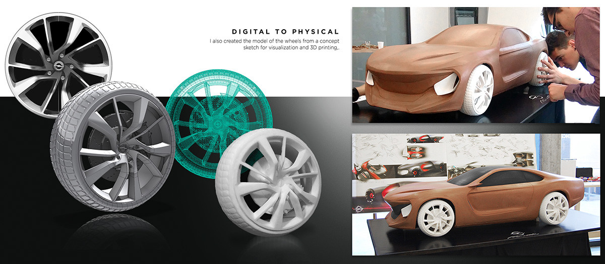 Digital design，Concept Car，Sharp shape，Excellent performance，industrial design，
