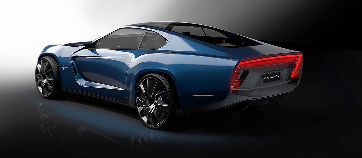 Digital design，Concept Car，Sharp shape，Excellent performance，industrial design，