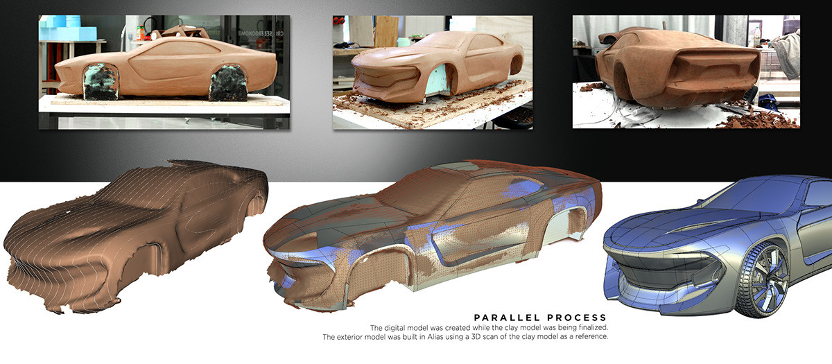 Digital design，Concept Car，Sharp shape，Excellent performance，industrial design，