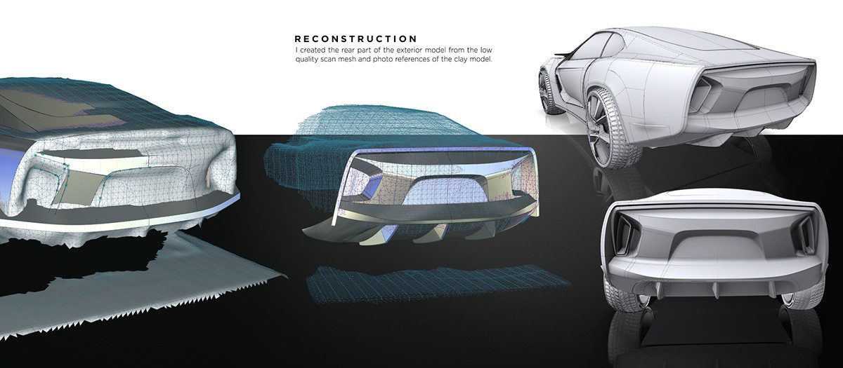 Digital design，Concept Car，Sharp shape，Excellent performance，industrial design，
