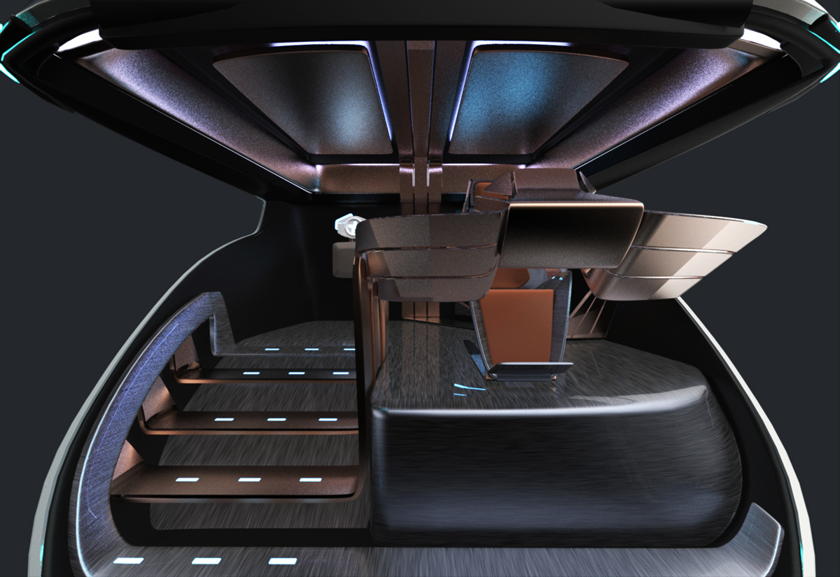 Future technology，artificial intelligence，Sharp shape，Concept Car，industrial design，