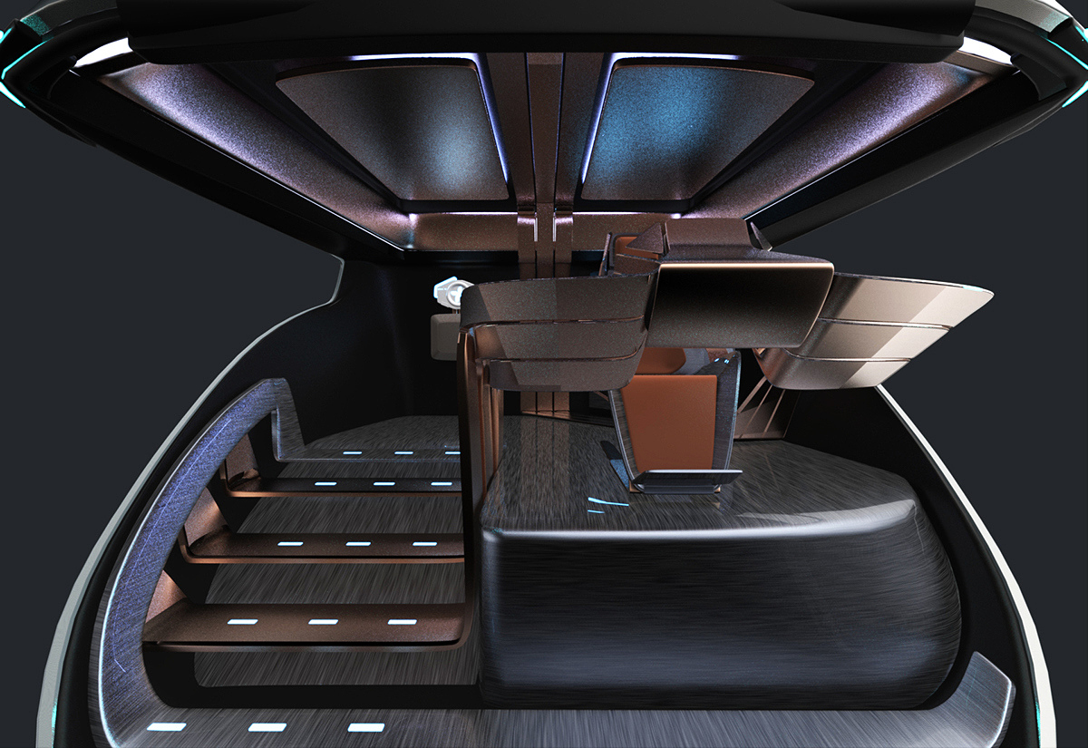 Future technology，artificial intelligence，Sharp shape，Concept Car，industrial design，