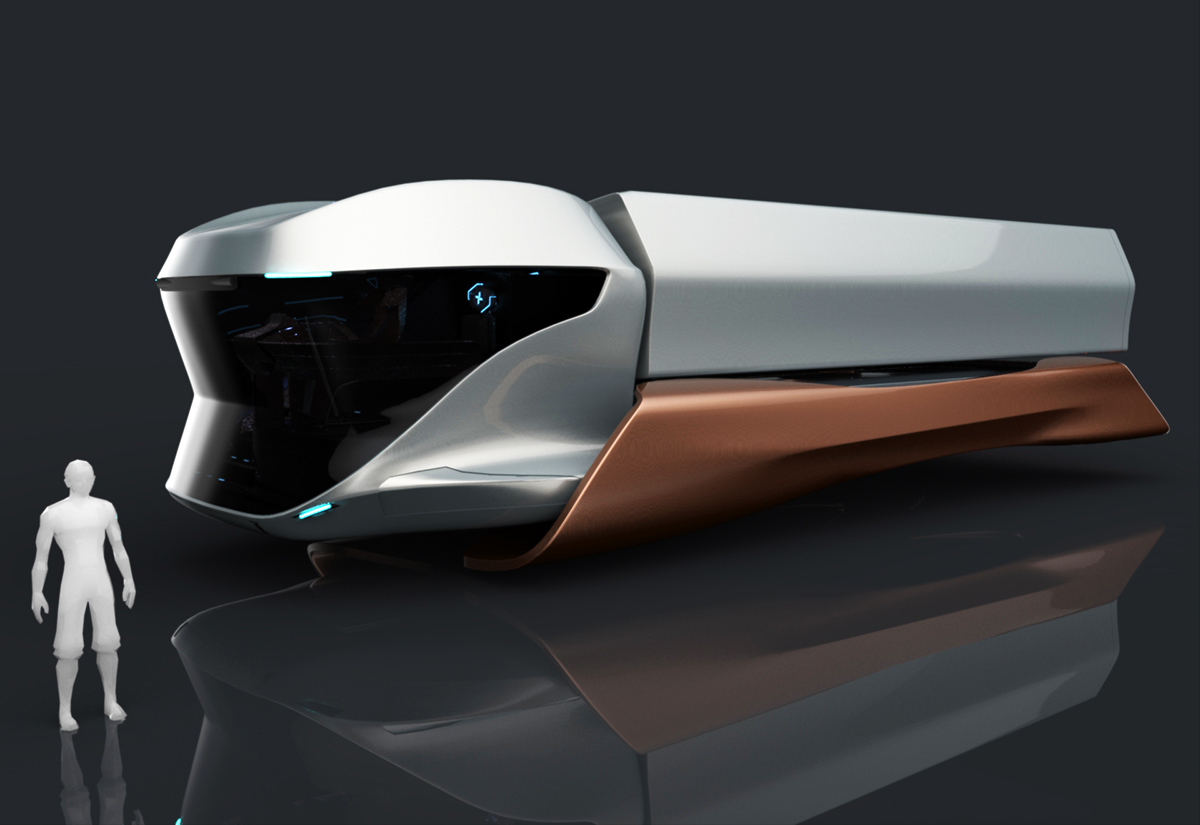 Future technology，artificial intelligence，Sharp shape，Concept Car，industrial design，