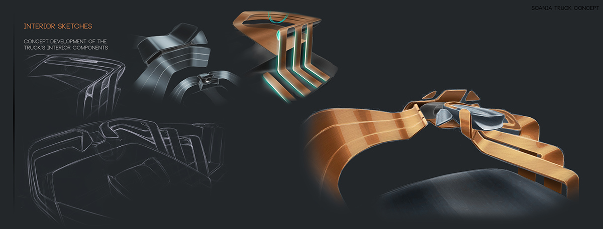 Future technology，artificial intelligence，Sharp shape，Concept Car，industrial design，