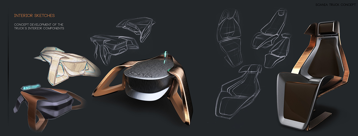 Future technology，artificial intelligence，Sharp shape，Concept Car，industrial design，