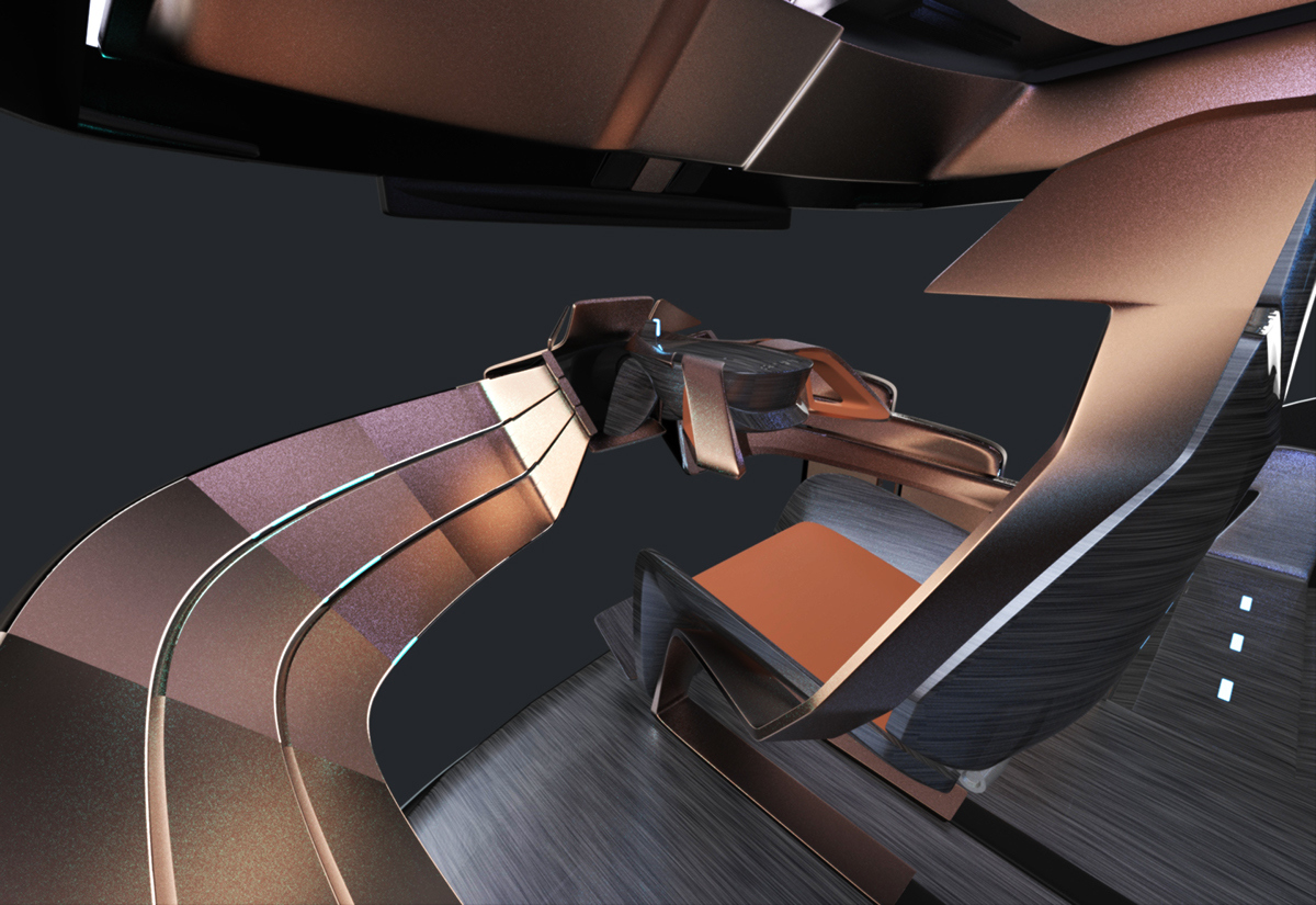 Future technology，artificial intelligence，Sharp shape，Concept Car，industrial design，