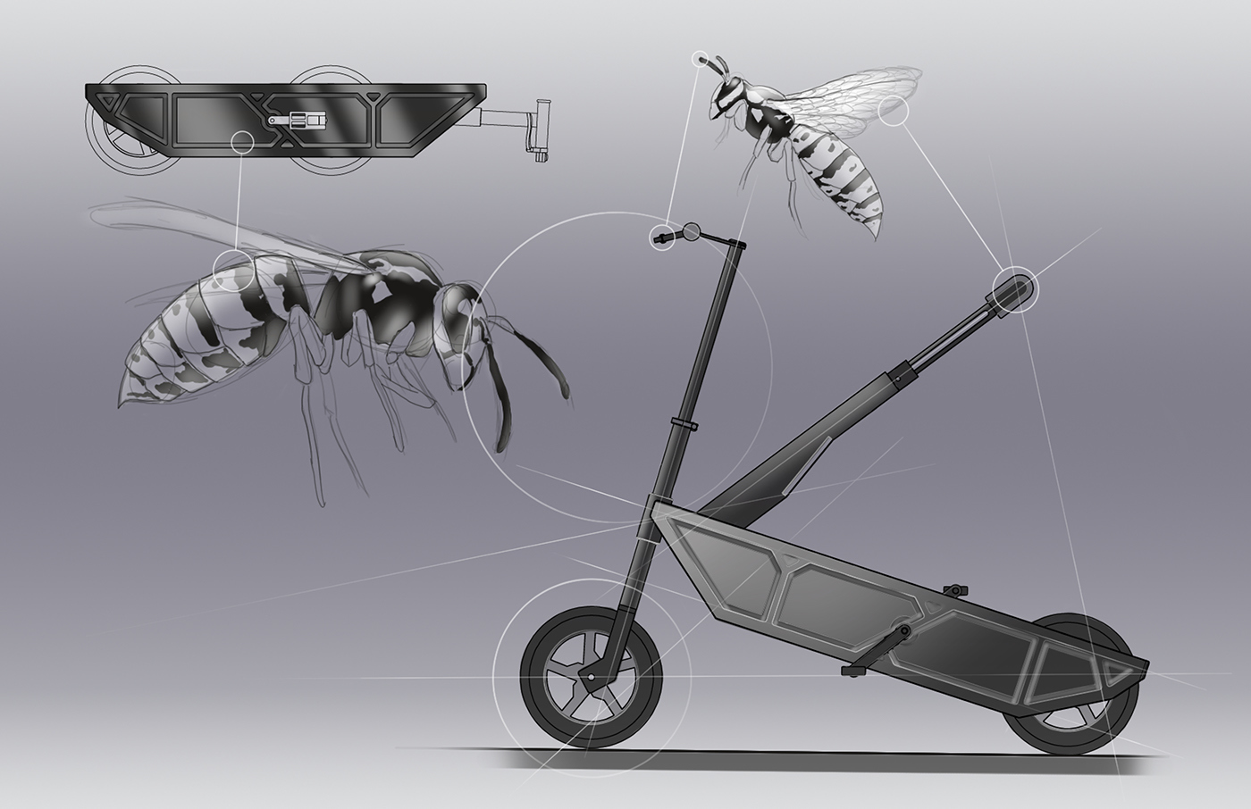 jib，Portable，Scooter，Environmental travel，vehicle，