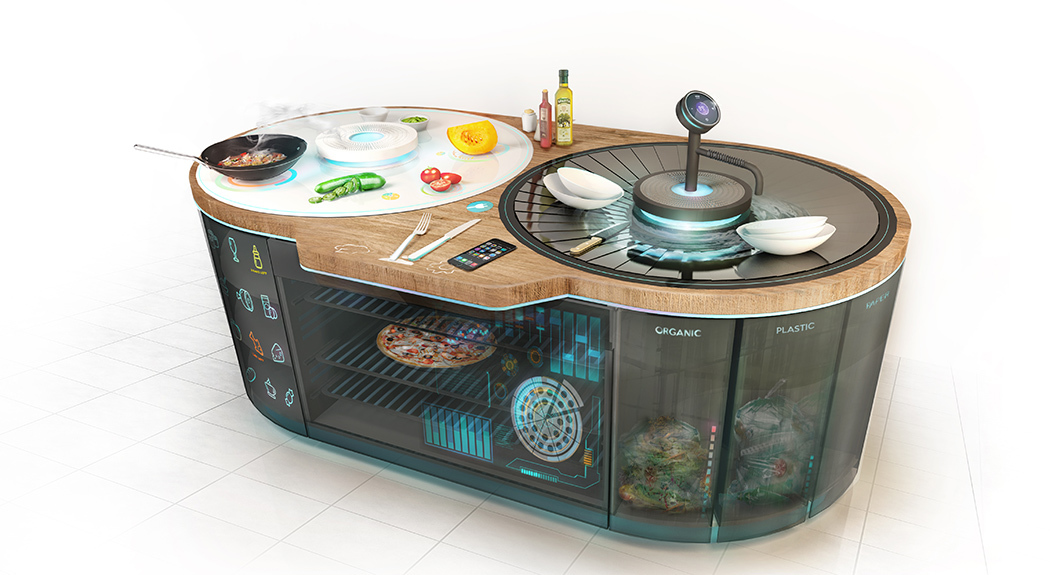 intelligence，Kitchenware，system，concept，