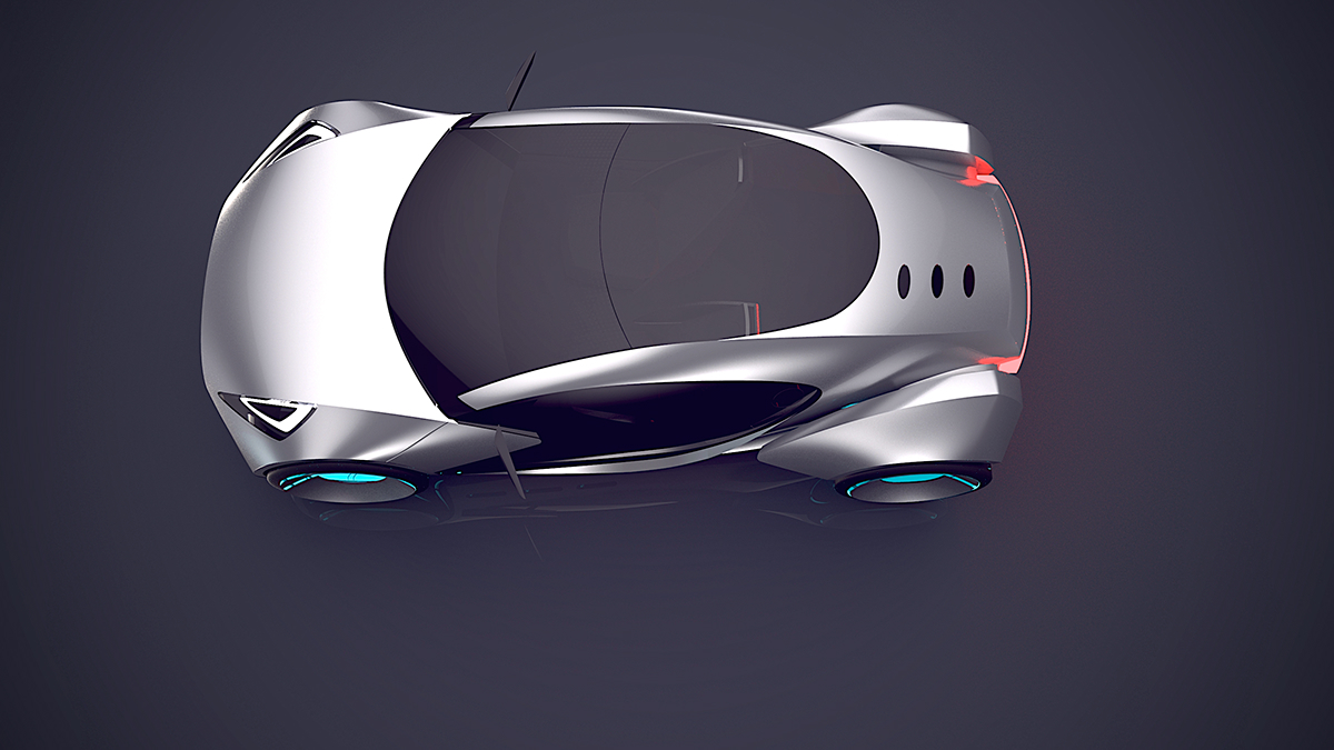 Sharp shape，Full of sense of Technology，Concept Car，industrial design，Excellent performance，