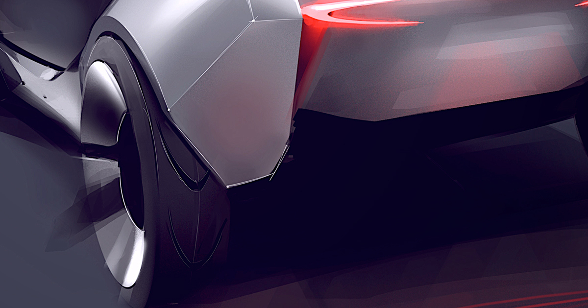 Sharp shape，Full of sense of Technology，Concept Car，industrial design，Excellent performance，