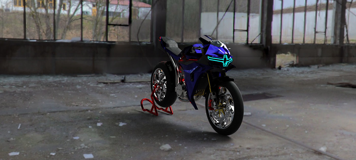 Retro，Geometric sense，machine design，high velocity，