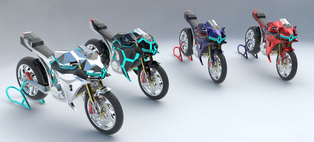 Retro，Geometric sense，machine design，high velocity，