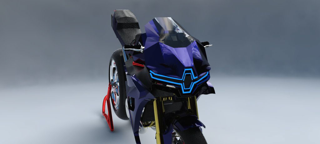 Retro，Geometric sense，machine design，high velocity，