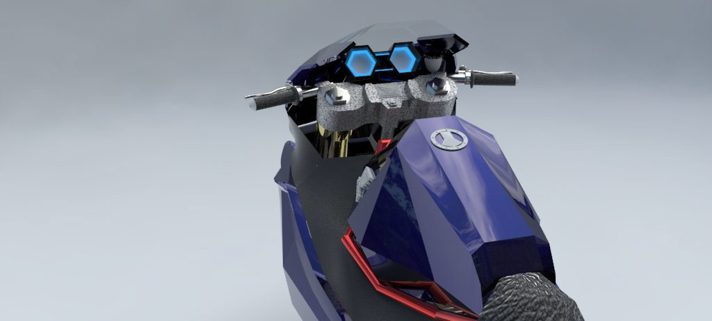 Retro，Geometric sense，machine design，high velocity，