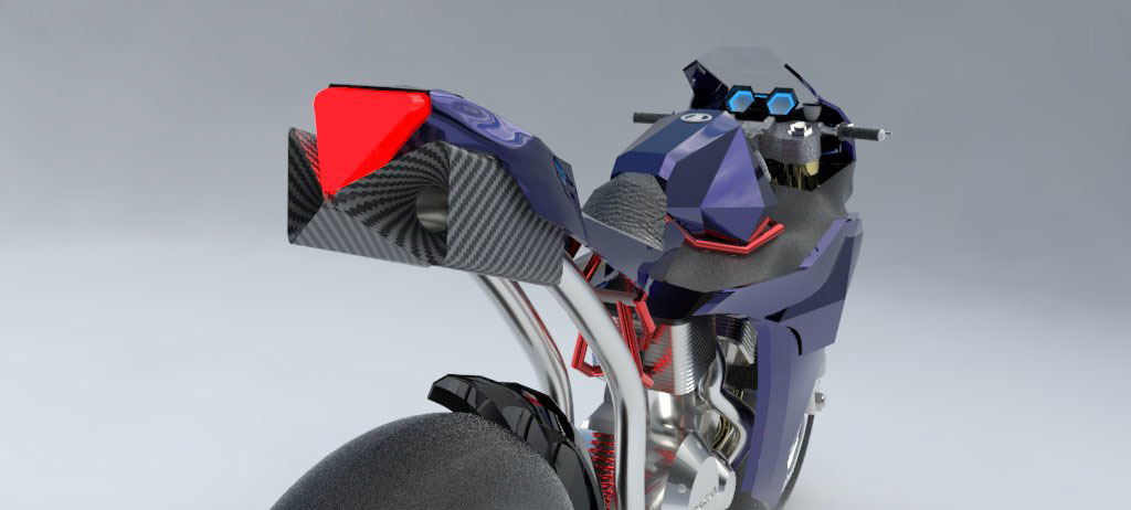 Retro，Geometric sense，machine design，high velocity，