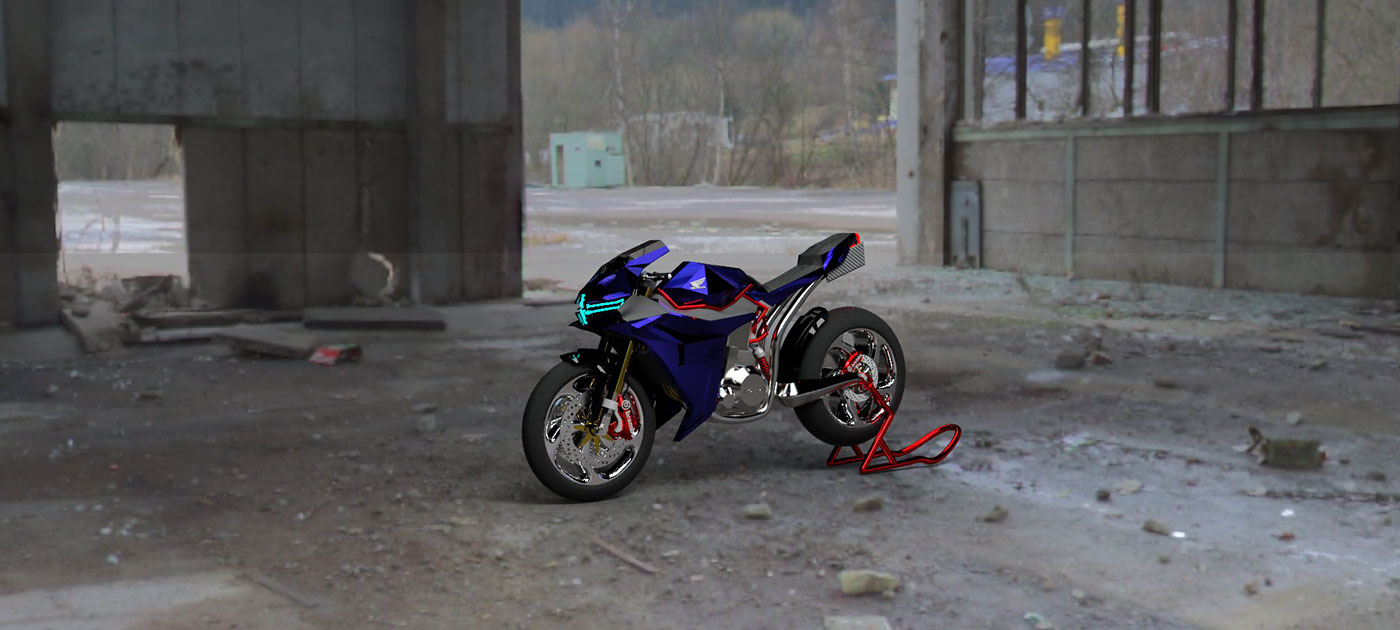 Retro，Geometric sense，machine design，high velocity，