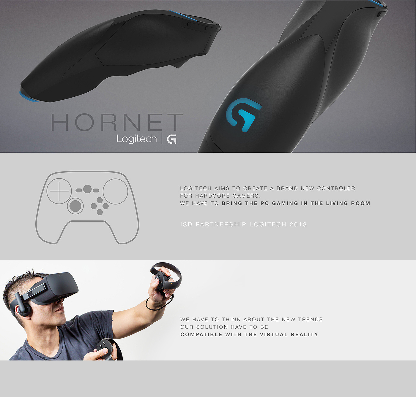 Game remote control design，Beautiful curve，Sense of science and technology，virtual world，