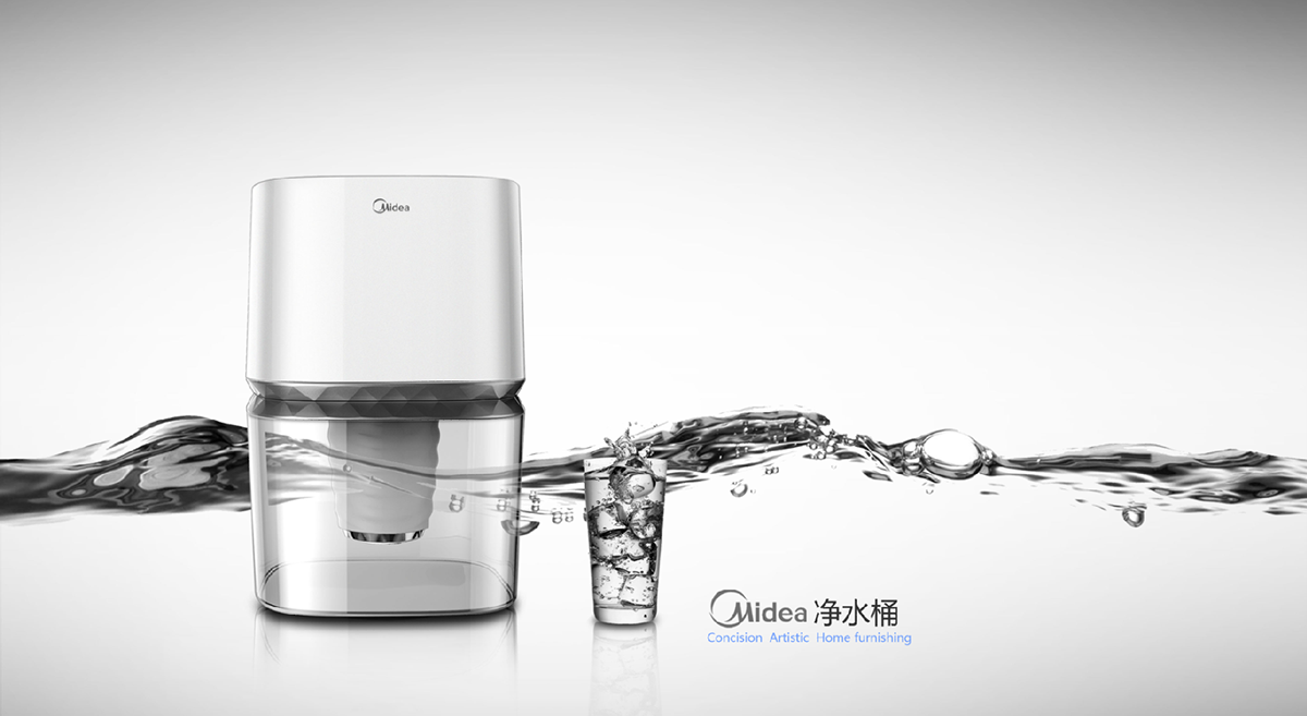 household electrical appliances，Beautiful，Jingshuibao，Purified Water Bucket，product，