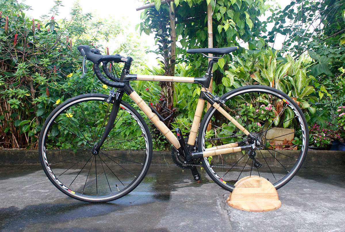 lithe，Handmade，Mixed bamboo and rubber，industrial design，