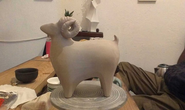 ceramics，workmanship，the Chinese zodiac，sheep，Production process，