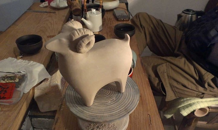 ceramics，workmanship，the Chinese zodiac，sheep，Production process，