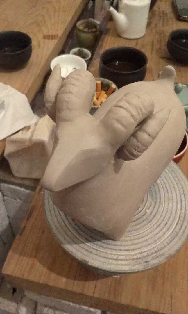 ceramics，workmanship，the Chinese zodiac，sheep，Production process，