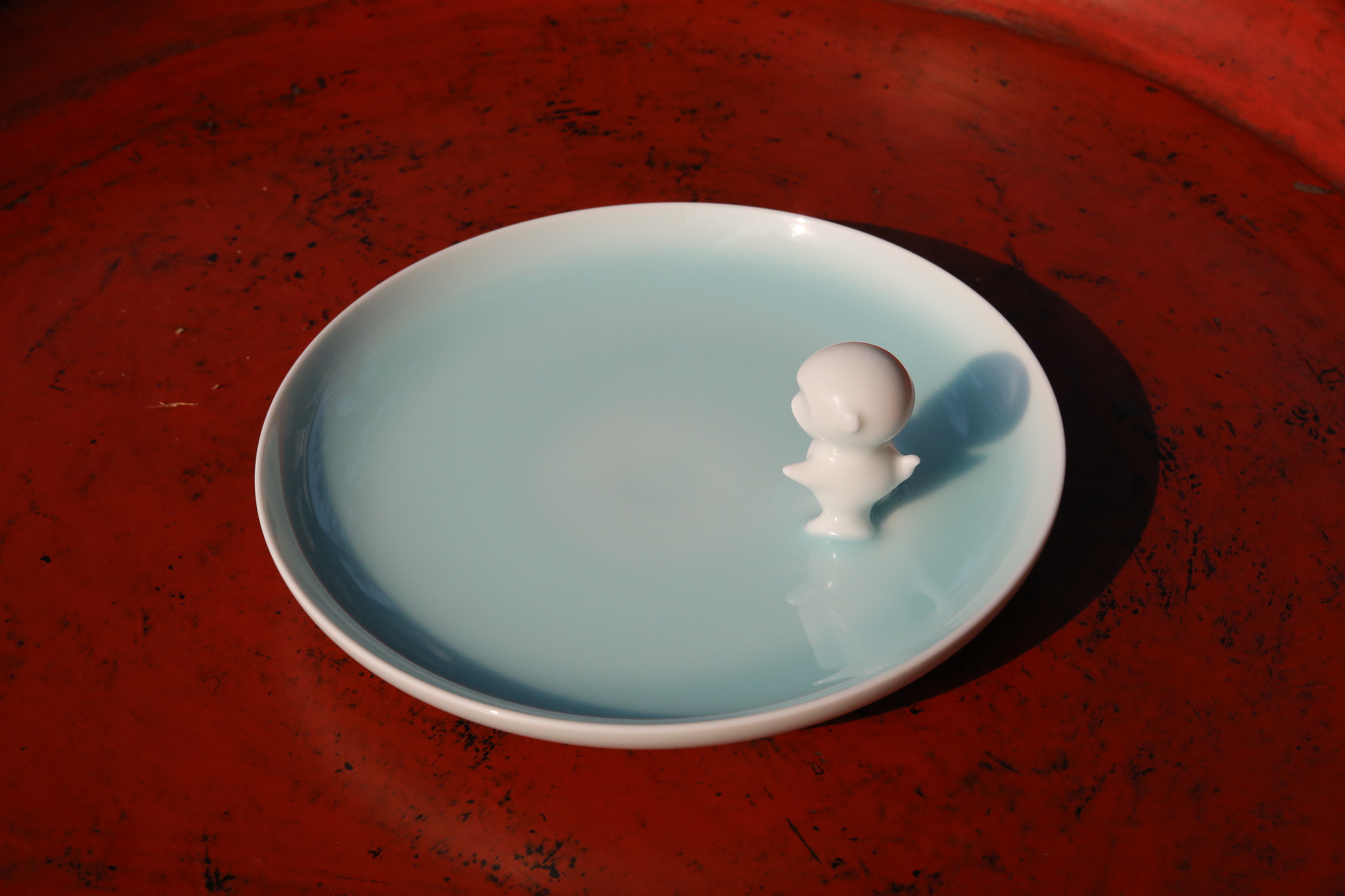 Food apparatus，ceramics，manual，Oil sludge，the Chinese zodiac，monkey，